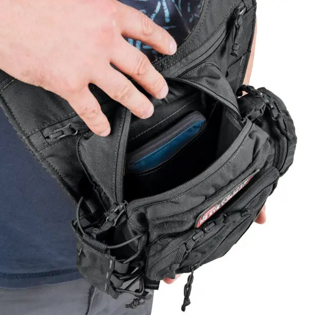 5 - Сумка через плече Helikon EDC Side Bag Cordura. Чорний