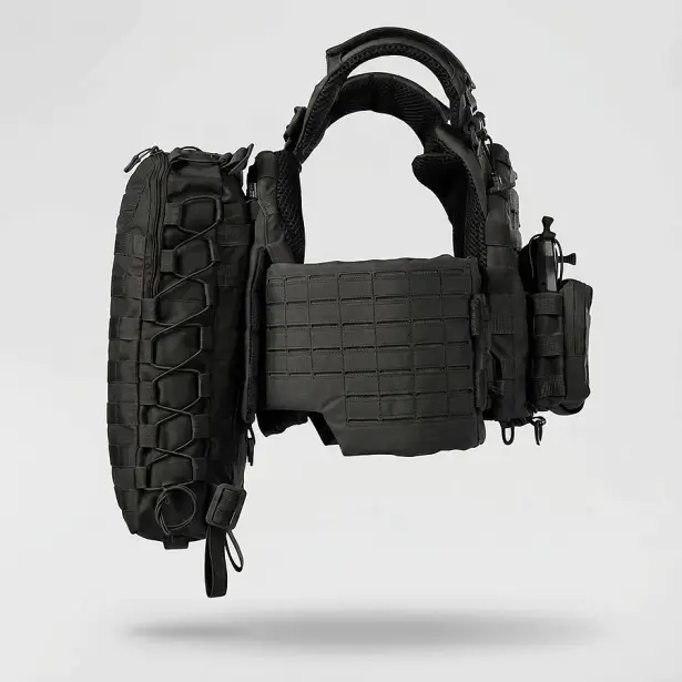 4 - Тактичний рюкзак на 10л. Cordura 1000D. Чорний