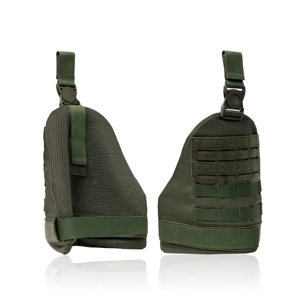 4 - Балістичний захист стегон 2-го класу захисту. CORDURA 1000D. Олива