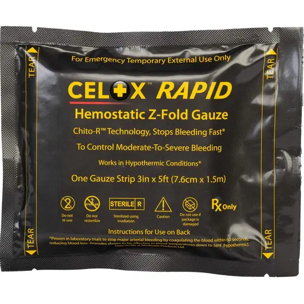 3 - Гемостатичний бинт Celox Z-Fold Rapid Hemostatic Gauze