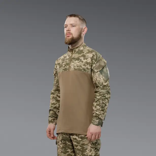 2 - Убакс BattleSkin Regular. Тактична сорочка. Піксель. Розмір: L