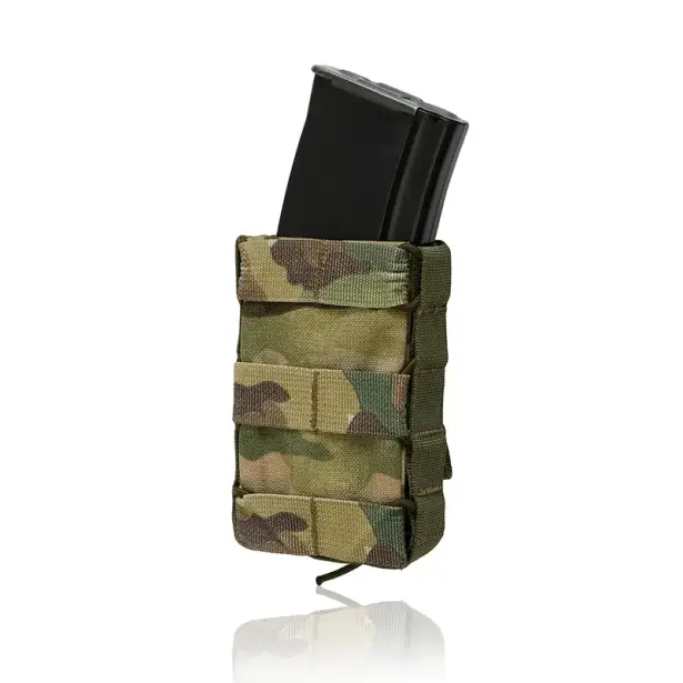 1 - Підсумок одинарний пластиковий під магазини AK\AR. Cordura 1000D. Molle. Мультикам