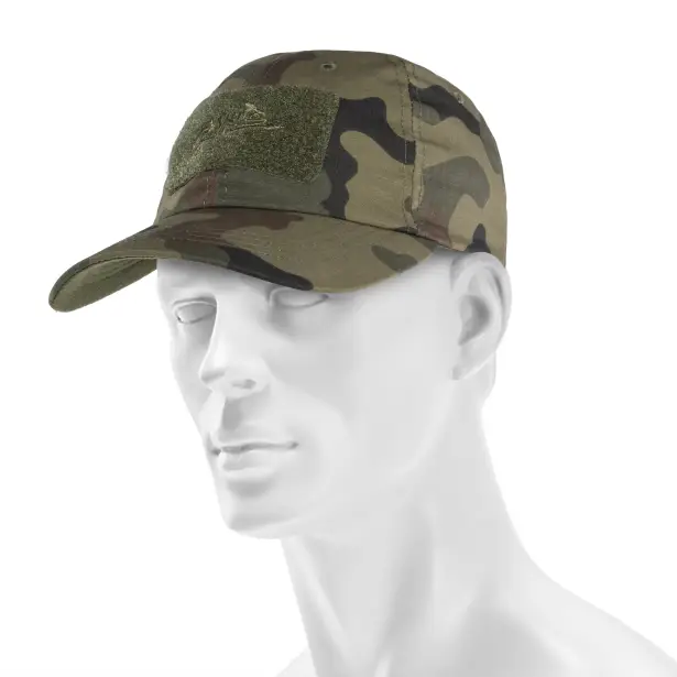 2 - Тактическая кепка Helikon PolyCotton Ripstop складная. Лесная пантера