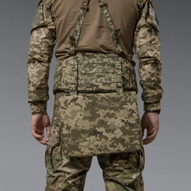 6 - Тактичний килимок для сидіння 1 класу захисту. CORDURA 1000D. Піксель
