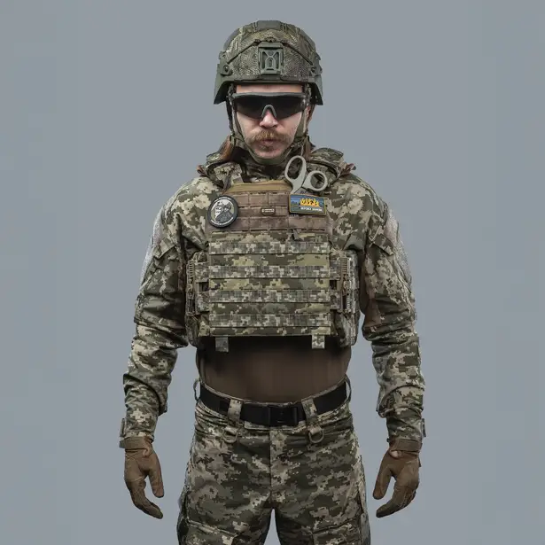3 - Плитоноска TUR PRO Gen 2, система швидкого скидання. Molle. Колір Піксель. Розмір XL.