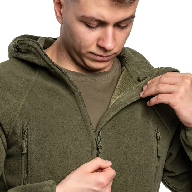 5 - Флісова куртка-кофта Helikon Patriot Mk2 Hybrid. Олива