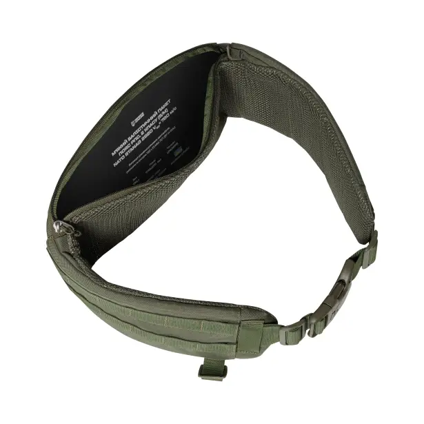 2 - Тактичний розвантажувальний пояс РПС 2 класу захисту, Cordura 1000D. Олива. L/XL