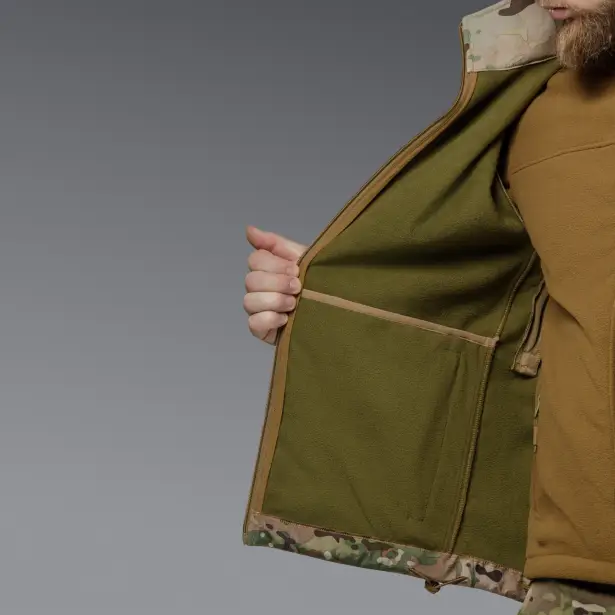 11 - Куртка тактична SoftShell APEX Shield Storm. Осінь-Весна Мультикам. Розмір S