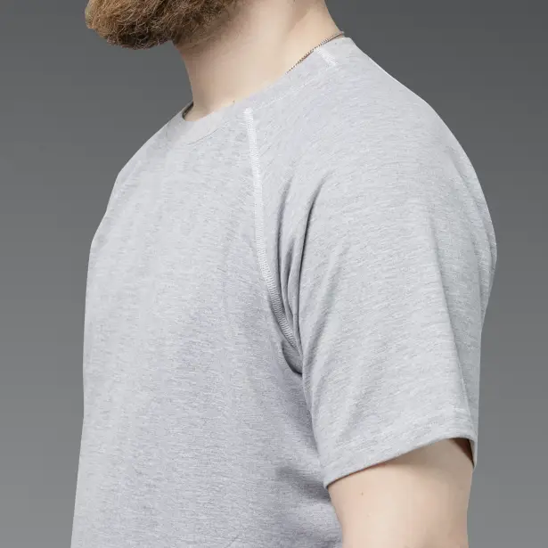 8 - Футболка Urban Cotton. Бавовна/еластан. Сіра. Розмір L