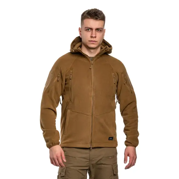 2 - Флісова куртка-кофта Helikon Patriot Mk2 Hybrid. Койот