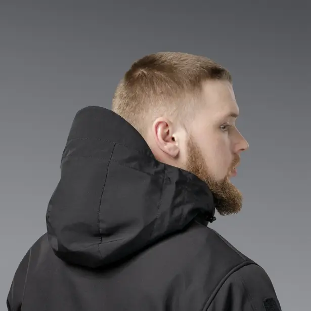 9 - Куртка тактична SoftShell APEX Shield Storm. Осінь-Весна Чорний. Розмір S
