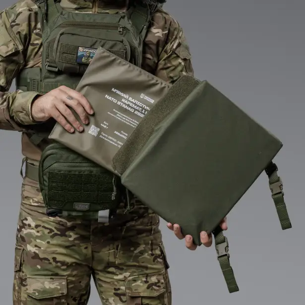 5 - Тактичний килимок для сидіння 1 класу захисту. CORDURA 1000D. Олива