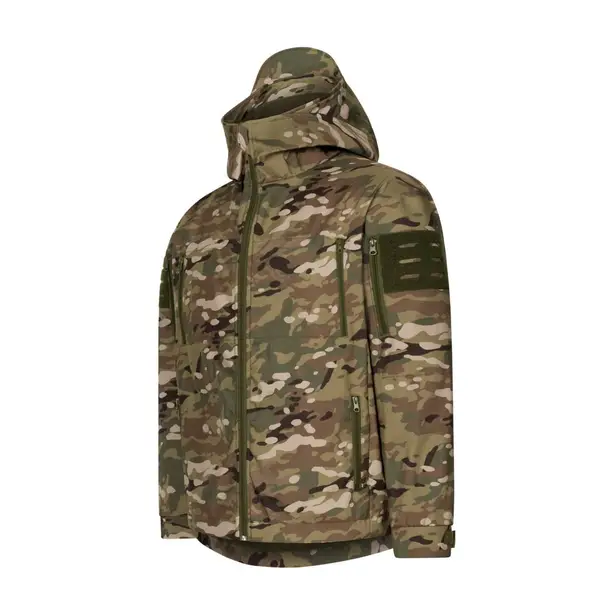 1 - Куртка тактична Soft Shell. Мультикам