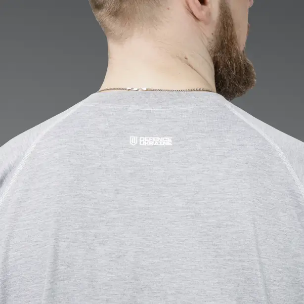 9 - Футболка Urban Cotton. Бавовна/еластан. Сіра. Розмір L