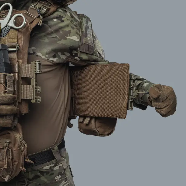5 - Плитоноска SVAROG (Комплект 9 підсумків) з системою швидкого скидання. Molle. Колір Койот.