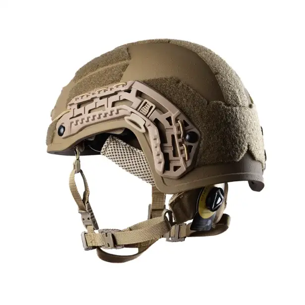 6 - Полегшений тактичний шолом Combatant SuperLITEweight 1.1 kg. Балістичний (NIJ IIIA). Койот. Розмір L