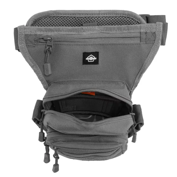 3 - Стегнова сумка Pentagon Max S 2.0 Thigh Pouch 3.7 л. Сірий