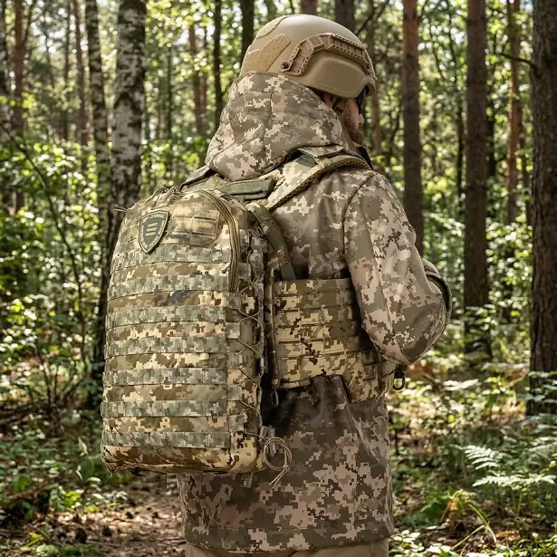 10 - Тактичний рюкзак на 10л. Cordura 1000D. Піксель