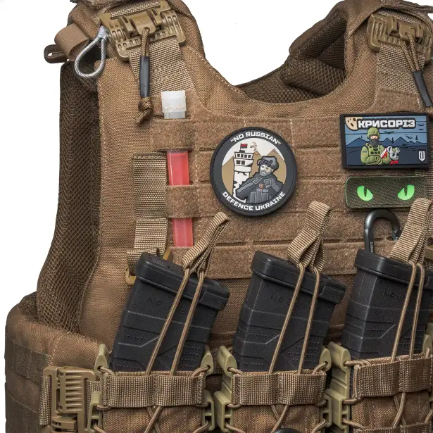 4 - Плитоноска VEPR, збільшена площа захисту. (аналог IOTV G4) Molle. Колір Койот. Розмір S