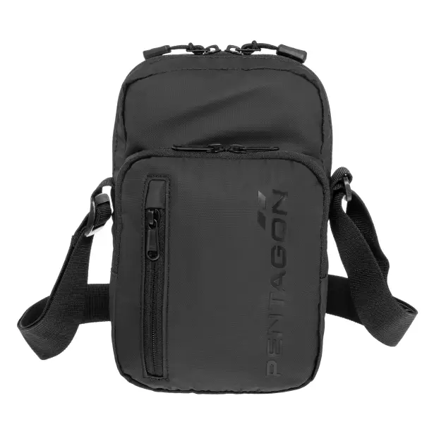 2 - Сумка через плече Pentagon Kleos Stealth Messenger. Чорний