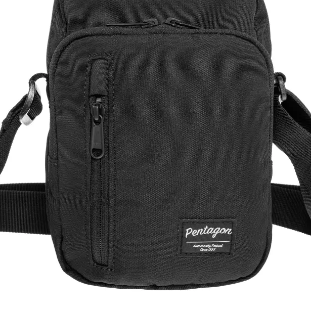 5 - Сумка через плече Pentagon Kleos Messenger. Чорний