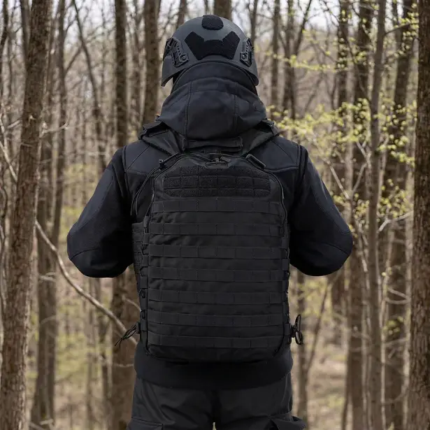 9 - Тактичний рюкзак на 10л. Cordura 1000D. Чорний