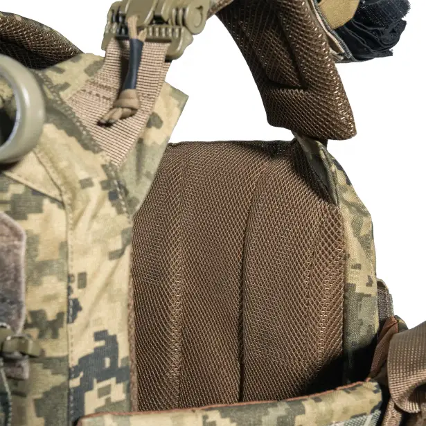 5 - Плитоноска SVAROG (Комплект 9 підсумків) з системою швидкого скидання. Molle. Колір Піксель.