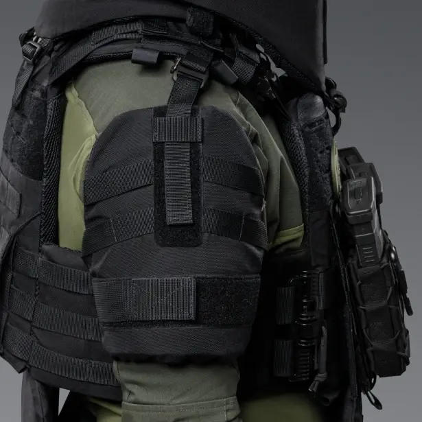 5 - Балістичний захист плечей 2-го класу захисту. CORDURA 1000D. Чорний