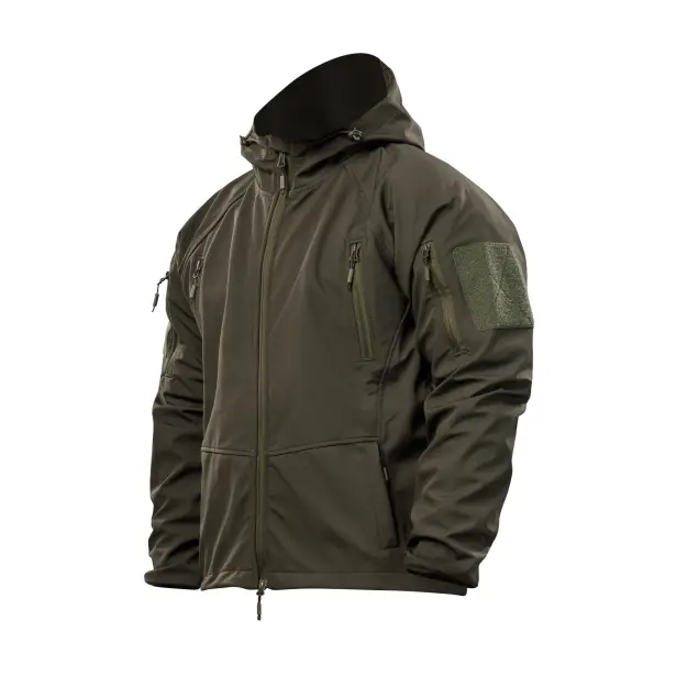 1 - Куртка тактична SoftShell APEX Flex. Осінь-Весна Олива. Розмір S