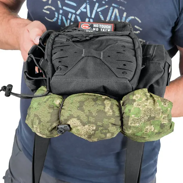 3 - Сумка через плече Helikon EDC Side Bag Cordura. Чорний
