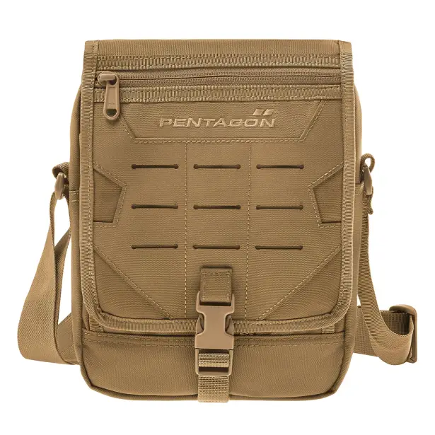 1 - Сумка через плечо Pentagon Messenger 2,8л, Койот
