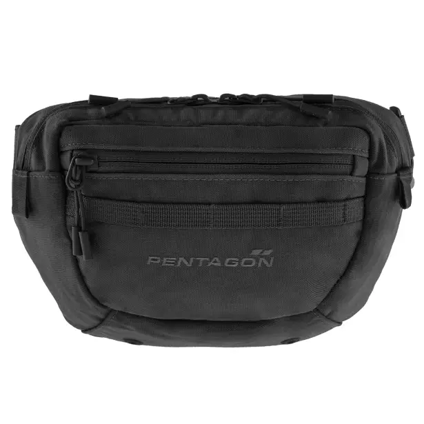 3 - Сумка на пояс Pentagon Tactical Modular Fanny Pack, Чорний
