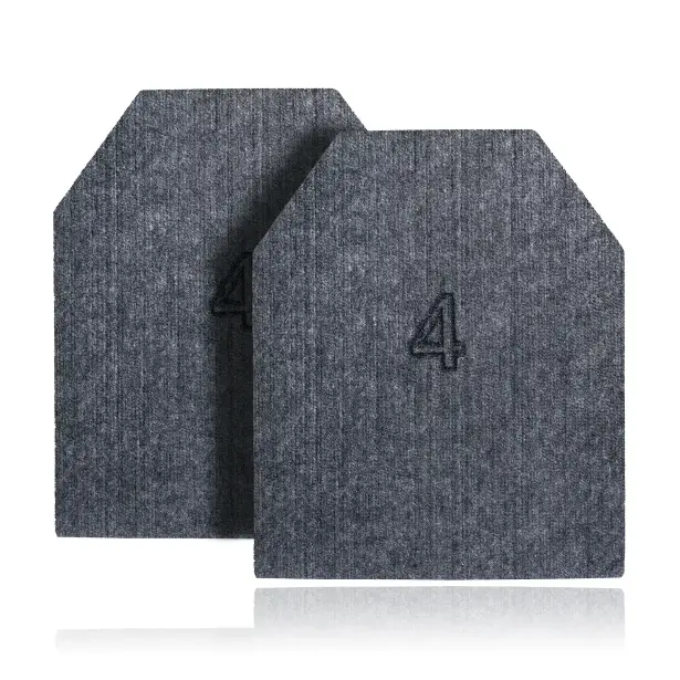 6 - Сталеві бронепластини 4 класу захисту. Вага 3.1 кг. Розмір (M) 25×30 см.