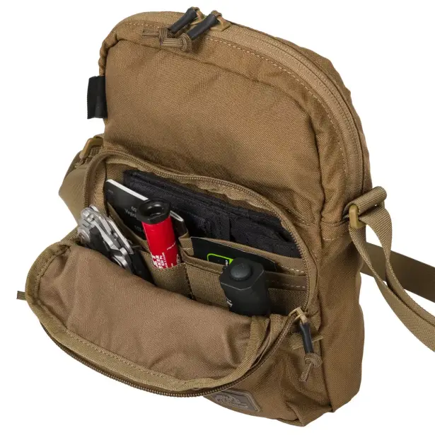 4 - Тактична сумка через плече Helikon EDC Compact 2л. Койот
