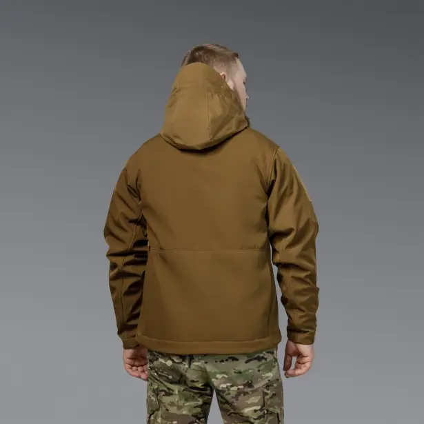 3 - Куртка тактична SoftShell APEX Shield Storm. Осінь-Весна Койот. Розмір S