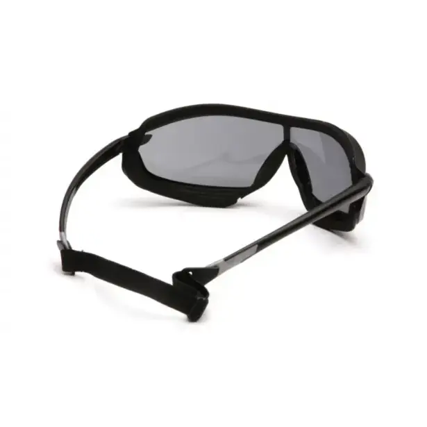 4 - Окуляри захисні з ущільнювачем Pyramex XS3 Plus (gray) Anti-Fog, Чорні