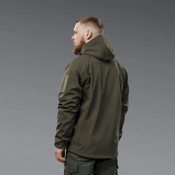 3 - Куртка тактична SoftShell APEX Flex. Осінь-Весна Олива. Розмір S