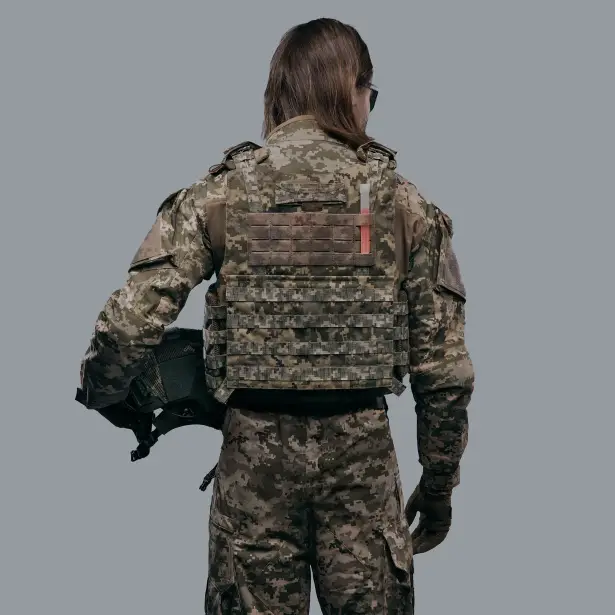 4 - Плитоноска VEPR, збільшена площа захисту. (аналог IOTV G4) Molle. Колір Піксель. Розмір L