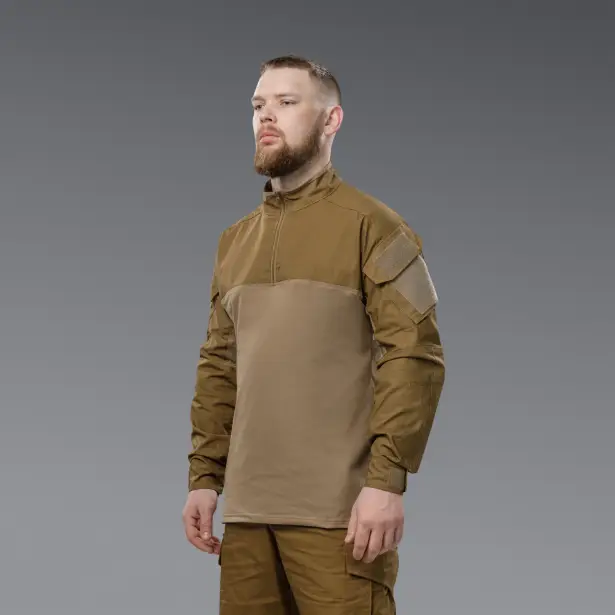 2 - Убакс BattleSkin Regular. Тактична сорочка. Койот. Розмір: L