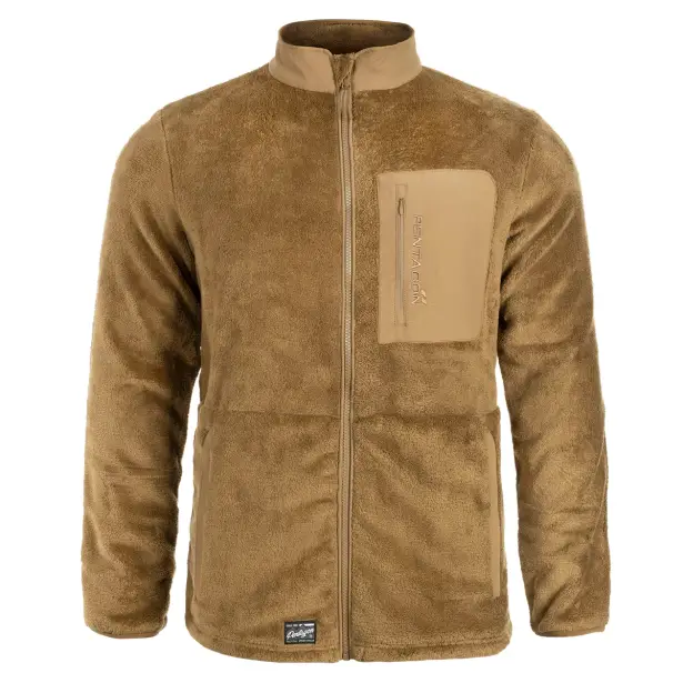 1 - Флісова кофта Pentagon Grizzly Full Zip. Койот