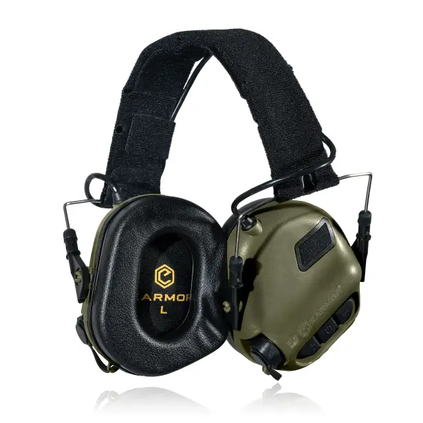 3 - Активні навушники Earmor M31 з наголівʼям. Олива.
