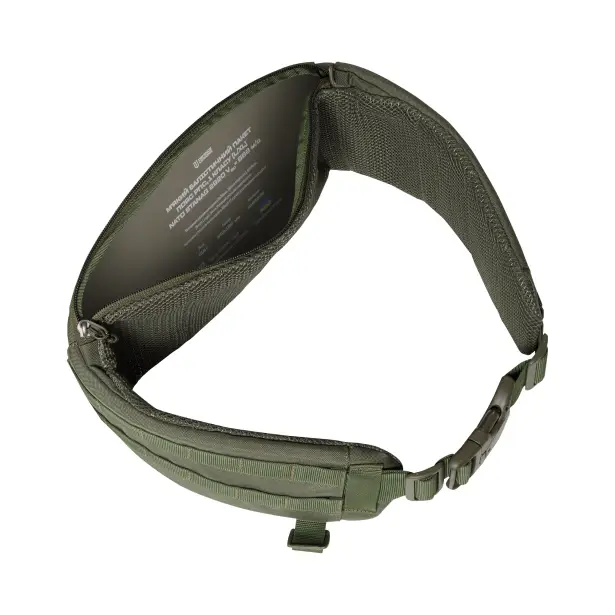 2 - Тактичний розвантажувальний пояс РПС 1 класу захисту, Cordura 1000D. Олива. S/M