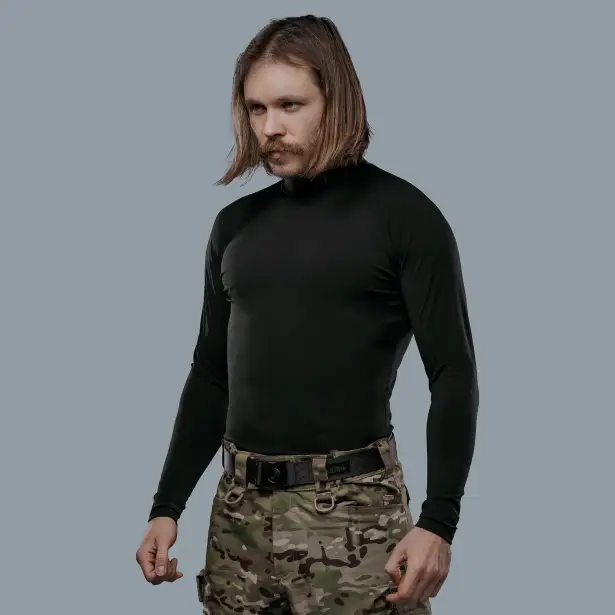 2 - Рашгард, колір Чорний, поліестер. Розмір L