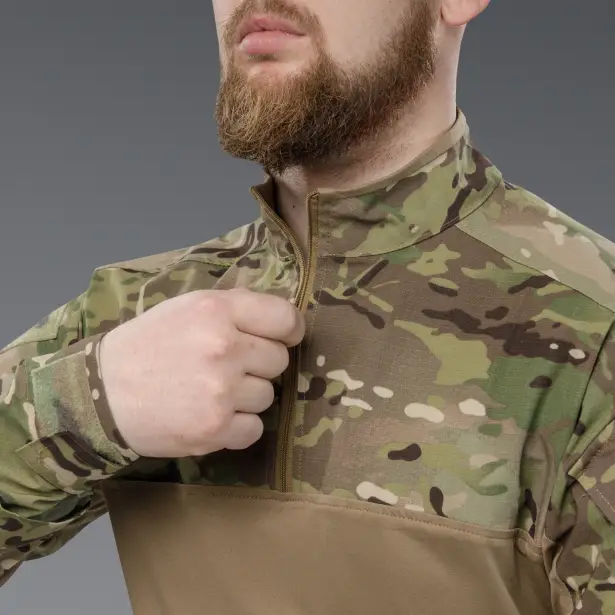 9 - Убакс BattleSkin Regular. Тактична сорочка. Мультикам. Розмір: L