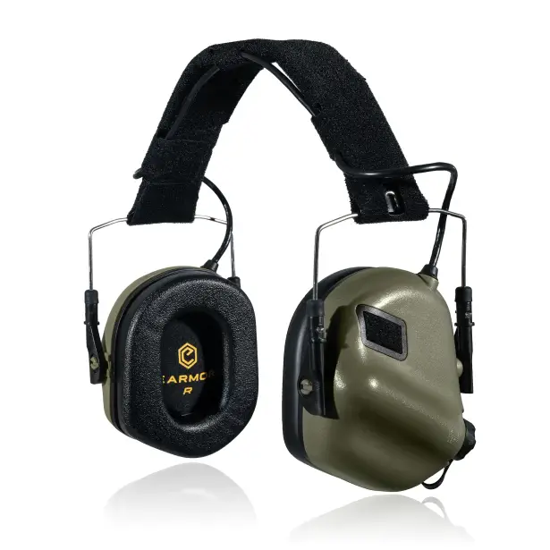 1 - Активні навушники Earmor M31 з наголівʼям. Олива.