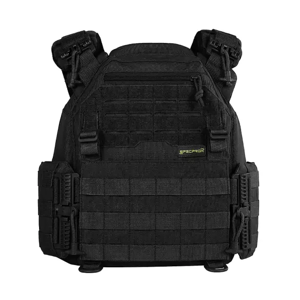 2 - Плитоноска жіноча Warmor gen.3 FL SPECPROM (for Ladies). Без підсумків. Зі швидким боковим та верхнім скиданням (без плит). Чорний