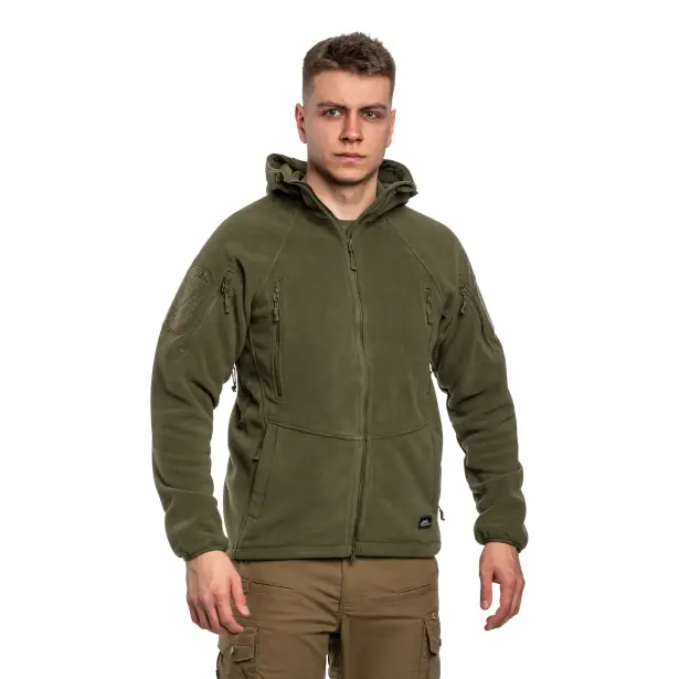 3 - Флісова куртка-кофта Helikon Patriot Mk2 Hybrid. Олива