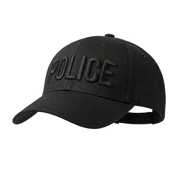1 - Кепка Police. Черный