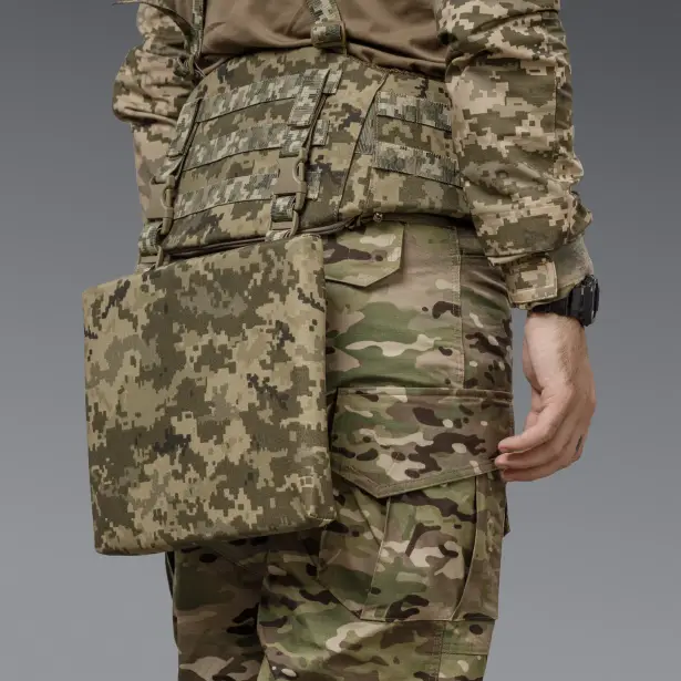 4 - Тактичний килимок для сидіння 1 класу захисту. CORDURA 1000D. Піксель