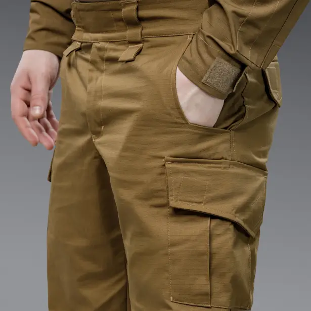 6 - Тактичні штани Battlegear Cargo. Колір Койот. Розмір S